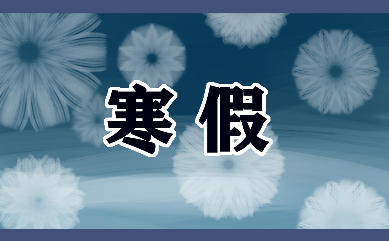 创意的寒假计划表