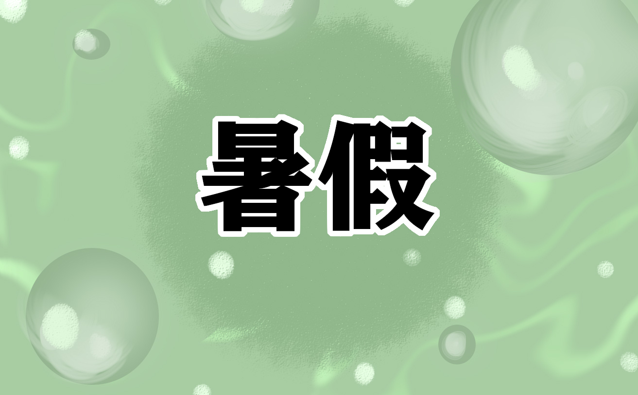 反思暑假的计划