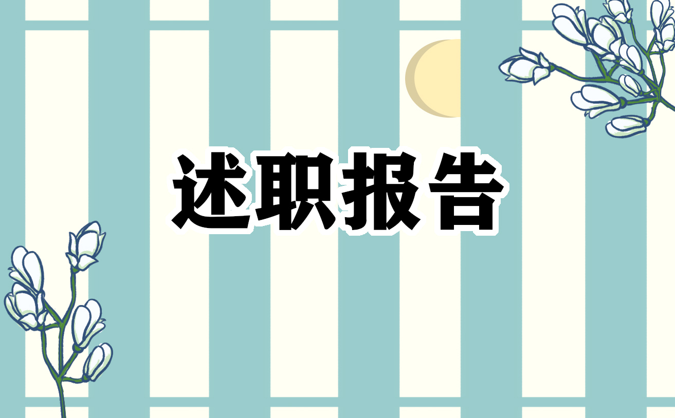 个人述职报告总结范文